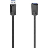 Hama USB kabel USB 3.2 gen. 1 (USB 3.0) USB-A vtič\, USB-A vtičnica 1.50 m črna 00200628, (20415683) | Shoptok.si