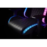  Stolica sa led rasvetom crna veštačka koža | Eponuda.com
