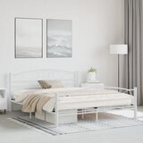 Furnova Posteljni okvir bel kovinski 160x200 cm, (21931444) Cene