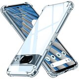 Techsuit Shockproof Clear Silicone prozirna maskica otporna na udarce za Google Pixel 8a | shoptok.hr