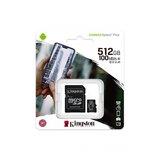 Kingston MicroSD 512GB Class10Canvas Select PlusSD adapter100/85MBs,Class 10 UHS-I, U3, V30 | Eponuda.ba