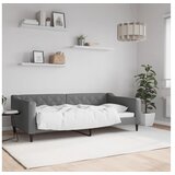 vidaXL Raztegljiva postelja temno siva 90x190 cm blago Cene