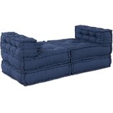  Modularni poufi, 4 kosa, Indigo tkanina, (22046016) | Shoptok.si