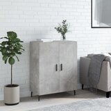 The Living Store Komoda betonsko siva 69,5x34x90 cm inženirski les - Komoda, (21503204) | Shoptok.si