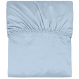 noo.ma Svijetlo plava pamučna plahta s gumom 180x200 cm Oba – Cijene