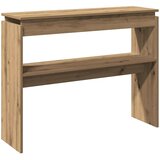 vidaXL Konzolni stol Artisan hrast 102x30x80 cm izrađeno drvo | shoptok.hr