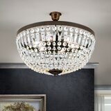 Orion DL 7-542/6-Kristalni luster na šipci ARILA 6xE27/60W/230V prečnik 60 cm braon/patina | Eponuda.com