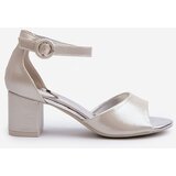 VINCEZA Leather Sandals with Heel 23 | Shoptok.si