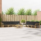  Set vanjskih sofa 9 pcs Bijela i antracit 79 x 79 x 37 cm | shoptok.hr