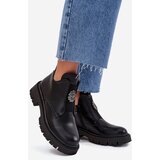 Boto Insulated Low Women's Ankle Boots With Decoration On Zip Black Lavira | shoptok.hr
