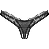 Obsessive - prosojne, čipkaste tangice (črne) | Shoptok.si
