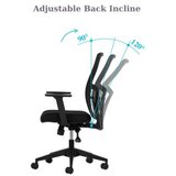 Hanah home Kancelarijska stolica Lumbar 108 Black | ePonuda.com