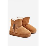 Kesi Children's Slip-On Insulated Snow Boots Camel Catellie | Shoptok.si