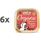 Lily's Kitchen organic puppies dinner - piščanec, svinjina, govedina in riba - 150 g 6 x 150 g Cene