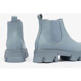 Resti Women's flat heeled boots in blue Alussady | ePonuda.com