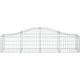  Lučne gabionske košare 18 kom 200x50x40/60 cm pocinčano željezo | shoptok.hr