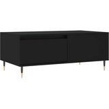  Stolić za kavu crni 90 x 50 x 36,5 cm od konstruiranog drva | shoptok.hr
