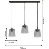  Luster na sajli LUCEA 3xE27/15W/230V | Eponuda.com