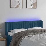  LED uzglavlje tamnoplavo 147x16x78/88 cm baršunasto | Eponuda.ba