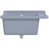  Umivaonik za zidnu montažu sivi 60x40x28 cm od smole | shoptok.hr