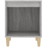  Noćni Ormarić boja dimljenog smeđi 40x35x50 cm | shoptok.hr
