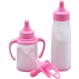  Set bočica i duda za lutke 3u1 - roza | shoptok.hr