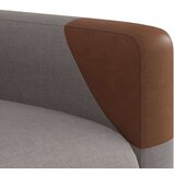  Naslonjač na podizanje od tkanine smeđesivi | shoptok.hr