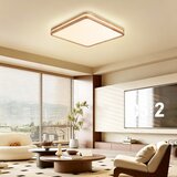 Brilagi LED prigu&amp;scaron;iva svetiljka MOLINA SQUARE LED/80W/230V hrast 60x60 cm + daljinski upravljač Slike
