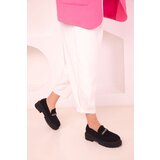Soho Black Suede-Platinum Women's Casual Shoes 17481 | Shoptok.si