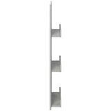  Polica za časopise s policom Betonski sivi 51 x 11 x 102 cm | shoptok.hr