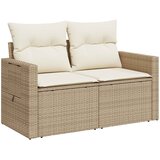  Set sofe 6 kom. Bež i krem bijela Poli Rattan i čelik | shoptok.hr
