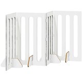  Preklopna ogradica za kućne ljubimce 4 pcs Betonsko Siva | shoptok.hr