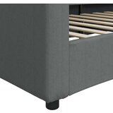  Dnevni krevet tamnosivi 100 x 200 cm od tkanine | shoptok.hr