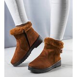 Gemre Camel insulated snow boots with fur Julius | Shoptok.si