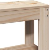 vidaXL Okvir kreveta s uzglavljem 90 x 200 cm od masivne borovine | shoptok.hr