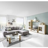 CARRYHOME klubska miza, bela, hrast sonoma | Shoptok.si