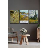 WALLXPERT Ersycnvs16 - Višebojna Dekorativna Platna (3 Komada) 70 x 100 cm | Eponuda.com