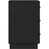  Noćni ormar s ladicama Crna 43 x 41 x 63,5 cm Konstruirano drvo | shoptok.hr