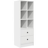  Highboard s ladicama Bijelo 45,5 x 34 x 127 cm | shoptok.hr
