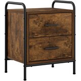  Noćni ormar 2 kom. Dimljeni hrast 40 x 30 x 50 cm - Dimljeni hrast 2 | shoptok.hr