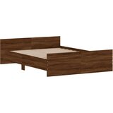  Kreveta s uzglavljem i podnožjem boja hrasta 140x190 cm | shoptok.hr