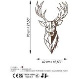 WALLXPERT Dekorativni metalni zidni pribor Rusty Deer 3 | ePonuda.com