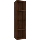 Maison Chic Knjižna omara - Knjižni regal rjav hrast 36x30x143 cm inženirski les, (21725696) | Shoptok.si