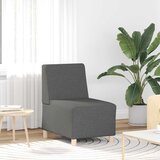  Modularna sofa bez naslona za ruke tamno siva 55 cm tkanina | Eponuda.ba