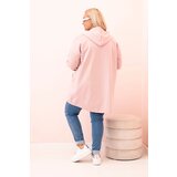Kesi Włoski Women's butter-colored sweatshirt with decorative sleeves black | Shoptok.si