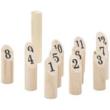  13-dijelni set za igru brojevima Kubb od borovine s torbom | Eponuda.com