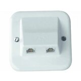 Cabletech telefonska vtičnica, podometna, 2 x 6P4C Cene