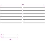  Samoljepiva brtvila za prozore Crna 8 x 2 mm 12 m EPDM pjena | shoptok.hr