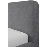 MID.YOU OBLAZINJENA POSTELJA 180 cm x 200 cm , les, umetna masa, tekstil, leseni material antracit | Shoptok.si