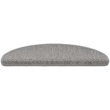 vidaXL Samolepilne preproge za stopnice sisal 30 kosov 65x21x4 srebrne | Shoptok.si
